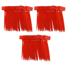 Gardens Planting Tools 150 Pcs Bonsai Plastic Plant Labels Garden Labels T-Type Upturned Garden Tags Markers Nursery Red