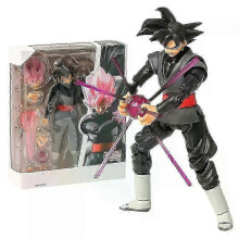 (Rose Goku box) Dragonball Super Son Goku Ultra Instinct Shf Collection Action Figure Pvc Model Figurals SZTCLV