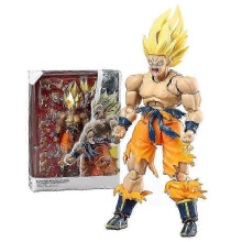 (Goku J box) Dragonball Super Son Goku Ultra Instinct Shf Collection Action Figure Pvc Model Figurals SZTCLV