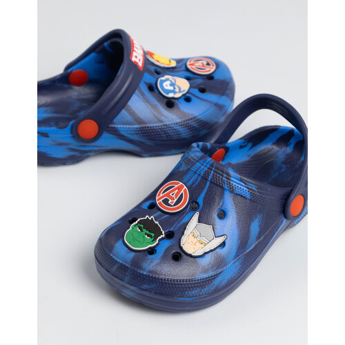 Marvel (12 UK Child) Marvel Avengers Clogs (Boys Blue) 2