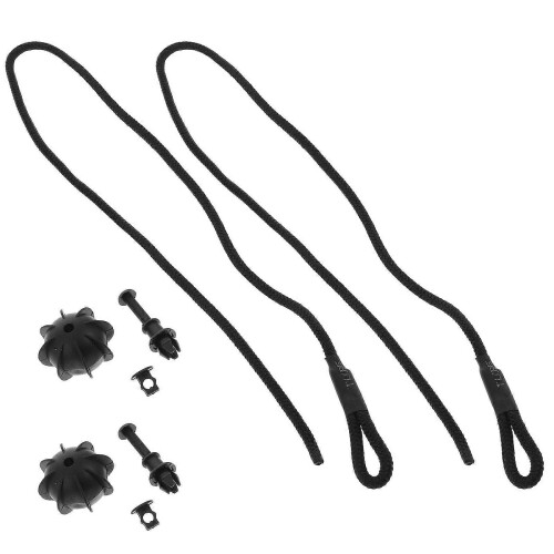 2 Sets Parcel Shelf String Car Boot Rear Strings Hook Clips and Rear Trunk Parcel Shelf String Hanging Rope Car Accessories Replacement_M 2
