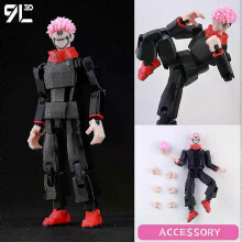 (Yuji Sukuna Mode) 9l3d Printed Anime Kaisen Characters Lucky13 Dummy Action Figures Multi-jointed T13 Mannequin Toys