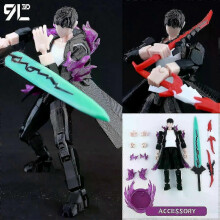 (Jin-Woo Deluxe) 9l3d Printed Anime Kaisen Characters Lucky13 Dummy Action Figures Multi-jointed T13 Mannequin Toys