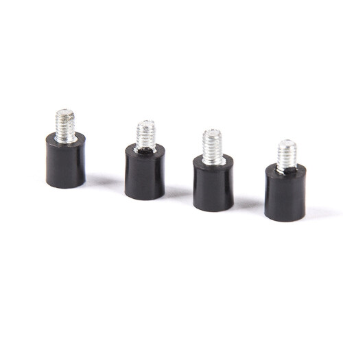 4PCS Crossing Machine for FPV F3/F4/F7 Flight Control Installation Shockproof M3 Screw Shock Absorption Rubber Pillar 1