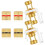 24 Pieces Banana Jack Binding Post  Jack Insert, Black and Red Rings Audio Speaker  Connector Screw Type 5