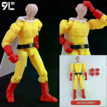 (One Punch Man) 9l3d Printed Anime Kaisen Characters Lucky13 Dummy Action Figures Multi-jointed T13 Mannequin Toys