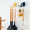 2PCS 360 Degrees Rotating Hook Kitchen Storage Bathroom Organizar Storage Rack Holder Wall Mounted Hanging Hooks-Black 10