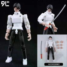 (Yuuta Katana) 9l3d Printed Anime Kaisen Characters Lucky13 Dummy Action Figures Multi-jointed T13 Mannequin Toys