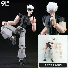 (Gojo Grey Pants) 9l3d Printed Anime Kaisen Characters Lucky13 Dummy Action Figures Multi-jointed T13 Mannequin Toys