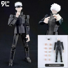 (Gojo Black Outfit) 9l3d Printed Anime Kaisen Characters Lucky13 Dummy Action Figures Multi-jointed T13 Mannequin Toys