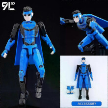 (Mark Black Blue Suit) 9l3d Printed Anime Kaisen Characters Lucky13 Dummy Action Figures Multi-jointed T13 Mannequin Toys