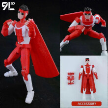 (Mark RedWhite Suit) 9l3d Printed Anime Kaisen Characters Lucky13 Dummy Action Figures Multi-jointed T13 Mannequin Toys