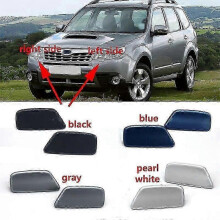 (left side blue) Front Bumper Left Right Headlight Headlamp Washer Spray Nozzle Cover Cap For Subaru Forester 2008 2009 2010 2011 2012