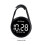 Digital Keychain Pocket Watch Touch Control Timekeeping Device For Study Exam Plastic Small LED Electronic Clock Gift White_P 3