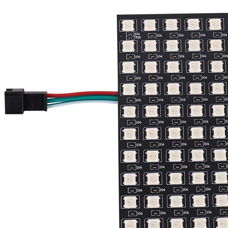 5X LED Matrix Panel, WS2812B RGB 832 Pixel Digitale Flexible Punkt ...