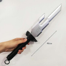 (46cm Black) 46cm Fushiguro Toji Inverted Spear Of Heaven Jujutsu Kaisen Weapon Anime Wooden Model Ornaments Crafts Gifts Toys Collections