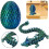 (Red) 3d Printed Dragon In Egg, Fully Movable Dragon Crystal Dragon With Dragon Egg 3