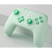 (Smoke Wave Green) Switch Game Controller Kingdom Tears Switch Pro Bluetooth Wireless Controller One Click Continuous Hair With Vibration