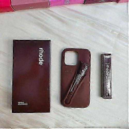 (Espresso, 15) Rhode Lip Gloss Raspberry Phone Case For Iphone 16 15 14 13 12 11 Pro Max D 2