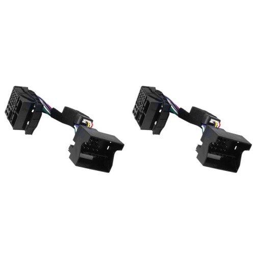 2X RCD330 MIB RCD510 Multifunction Steering Wheel Button Control Simulator Adapter for  5 6  MK5  Caddy