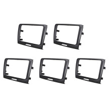 5X Black 220 X 130 X 210mm 2 Din Car DVD Radio Fitting Dash Panel Fascia Frame for 2009-2014 Superb