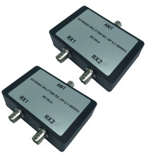 2X Antena Splitter Rx  1-50 MHz ANTENA SPLITTER RX  1-50 MHz Cabo Coaxial Divisor de Sinal