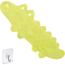 Extra Long Non-slip Environmental Tpr Rubber Crocodile Bath Mat Shower Tub Mat In The Bath