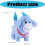 Easy to Use Walking Talking Electric Plush Donkeys for-Blue 4