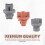 3pcs for  Land  Prado LC120 2003-2009 Bulb Base Tail Light Socket Brake Light Socket Reversing Light Socket 5