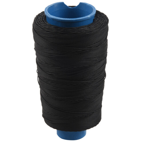 2pcs 400M 80Lbs Nylon Twisted Bowstring Thread Fishing String Sewing Cord Kite , Black 1