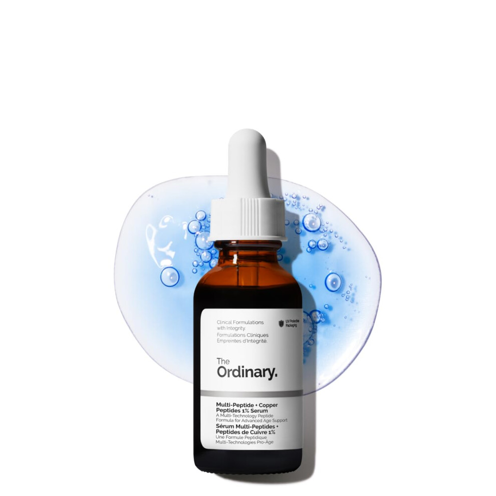 The Ordinary Multi-Peptide + Copper Peptides 1%, Ghk-Cu Anti-Aging Serum For Fine Lines And Skin Elasticity