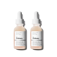 The Ordinary Lactic Acid 10% + Hyaluronic Acid 2%, High-Strength Exfoliating Serum for Smoother, Brighter Skin, 1 Fl Oz (Pack of 2)