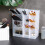 Desk Manager Pen Storage Rack Multi-Compartment Pen Holder Storage Box Stationery Solid Color Translucent for Office 8