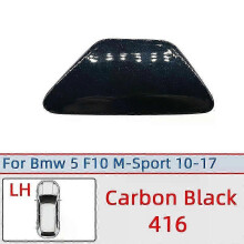 (Carbon Black LH) For Bmw 5 F10 F11 M-paket 2010 2011 2012 2013 2014 2015 2016 2017 Headlamp Washer Nozzle Cap Cover Shell51118048679 51118048680