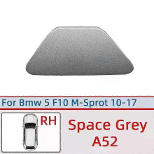 (Space Grey RH) For Bmw 5 F10 F11 M-paket 2010 2011 2012 2013 2014 2015 2016 2017 Headlamp Washer Nozzle Cap Cover Shell51118048679 51118048680