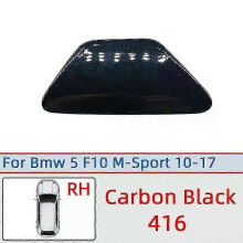 (Carbon Black RH) For Bmw 5 F10 F11 M-paket 2010 2011 2012 2013 2014 2015 2016 2017 Headlamp Washer Nozzle Cap Cover Shell51118048679 51118048680
