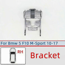 (black) For Bmw 5 F10 F11 M-paket 2010 2011 2012 2013 2014 2015 2016 2017 Headlamp Washer Nozzle Cap Cover Shell51118048679 51118048680
