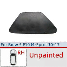 (Unpainted RH) For Bmw 5 F10 F11 M-paket 2010 2011 2012 2013 2014 2015 2016 2017 Headlamp Washer Nozzle Cap Cover Shell51118048679 51118048680