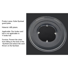 1Pcs Clear Bike Disc Brake Cover MTB Road Bicycle Flywheel Protection Disc Brake Cassette Hubs Protection Cover Parts