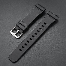 (Black) 16mm For Casio G-shock Gm-s2100 Women's Watch Replacement Strap Tpu Band
