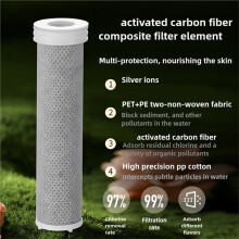 Replacement Shower Carbon Fiber Filter Water Purification Remove Chlorine/Fluoride/Hard Water for Shower Cleaning