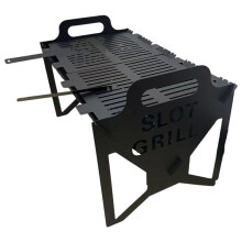 BBQ Grills Outdoor Small Folding Metal Grills Upgraded Thickened Quick Assembly Slot Grills for Camping Picsnic