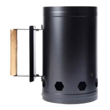 Spark Bucket Balde de Carvão Balde de Carvão Ignição de Fogão de Churrasco Cilindro de Fogão de Churrasco Ao Ar Livre
