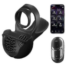 (APP and remote) Men's Therapy Device 3-in-1 Heating Massage Performance Enhancement-nfgr