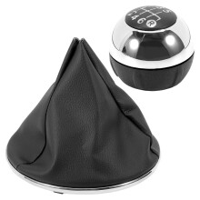 6 Speed Gear Shift Knob with Frame and Retention Bezel for 500 500C 2007-2025 6930526 6930528 6930505