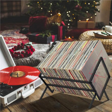 Opbergrek voor Vinylplaten, Platenrek, Platenrek voor 80 Albums