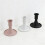 Iron Taper Candle Holders Decorative Candle Stand,Iron-White 6