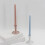 Iron Taper Candle Holders Decorative Candle Stand,Iron-White 7