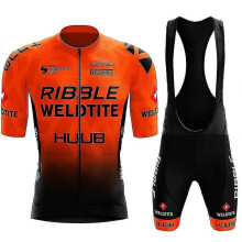 (Orange, 4XL) 22 Years Of New Cycling Clothes Xi'lie Men's Huub Ribble Weldtite Bicycle Bib Shorts