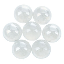 30 Pcs Marbles 16mm Glass Marbles Knicker Glass Balls Decoration Color Nuggets Toy Transparent